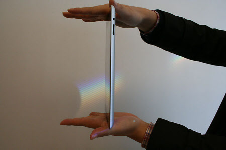 ipad2の薄さがわかる ipad2の薄さがわかる