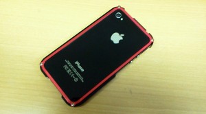 iPhone4S用アルミフレームケース