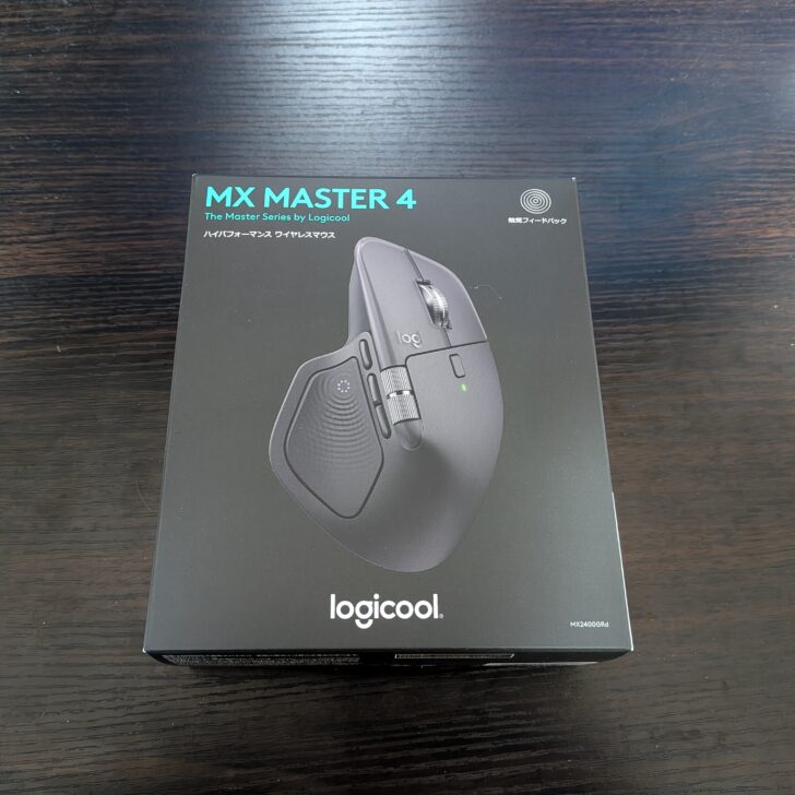 ロジクールMX Master4パッケージ表